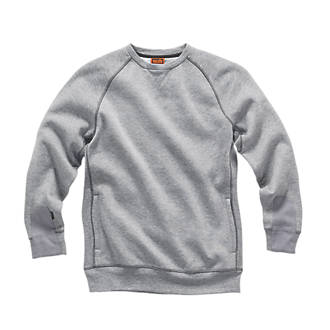 Scruffs Trade Fleece Sweatshirt Grey Large 44" Chest