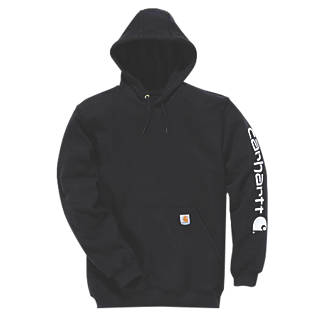 Carhartt K288 Hooded Sweatshirt Black X Large 48" Chest