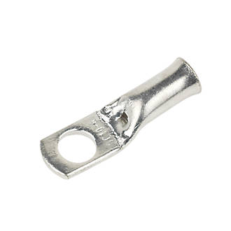 Non-Insulated Metallic 10mm² Ring Copper Tube Lug 10 Pack