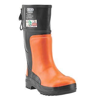 Oregon Yukon  Safety Chainsaw Boots Orange / Black Size 5.5
