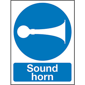 "Sound Horn" Sign 400 x 300mm