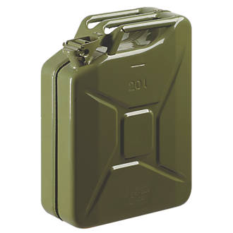 Steel Jerry Can Olive Green 20Ltr