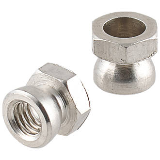 Easyfix A2 Stainless Steel Security Shear Nuts M6 10 Pack
