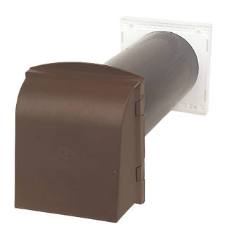 Manthorpe Core Vent Brown 160.5mm x 350mm