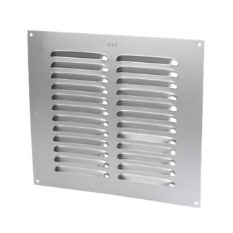 Map Vent Fixed Louvre Vent Silver 229 x 229mm