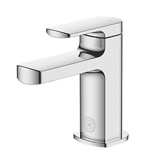 Watersmith Heritage Clyde Basin Mini Mono Mixer Tap with Clicker Waste