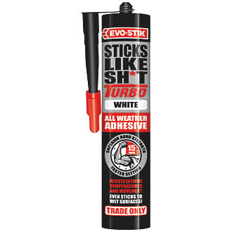 Evo-Stik Sticks Like Sh*t Turbo Grab Adhesive White 290ml