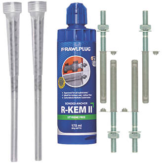Rawlplug R-KEM11-175-KIT Styrene-Free Polyester Resin 175ml