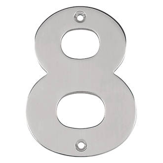Eurospec Numeral 8 Brushed Stainless Steel 100mm