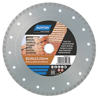 Norton  Multi-Material Diamond Cutting Disc 230 x 22.23mm