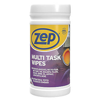 Zep Commercial Multi-Task Wipes White 100 Pack