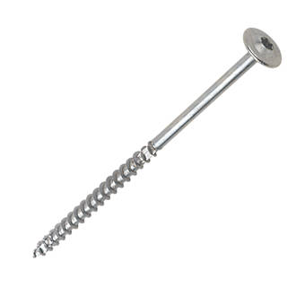 Spax Wirox  Flange Wirox-Coated Timber Screws Silver 8 x 160mm 50 Pack