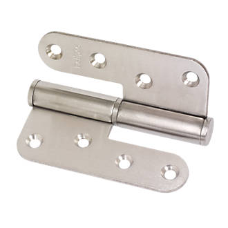 Eclipse Satin Stainless Steel  Lift-Off Hinge 102 x 89mm 2 Pack