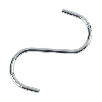 Hardware Solutions Tidy S Hooks Chrome Plated 85mm 10 Pack