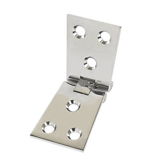 Polished Bronze Counter Flap Hinge 38 x 102mm 2 Pack
