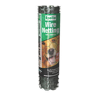 Apollo 13mm PVC-Coated Wire Netting 0.5 x 10m