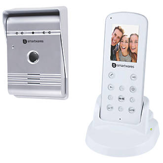 Smartwares   Wireless Video Doorbell Intercom With Portable Handset