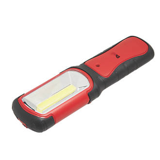 Diall LED Rechargeable Inspection Light 3w Handheld Torch Inc Plug/Car Charger 