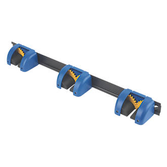 Smith & Locke 3 Tool Hanger Rail Black / Blue 48mm