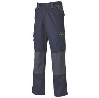 Dickies Everyday Work Trousers Navy / Grey 36" W 31" L