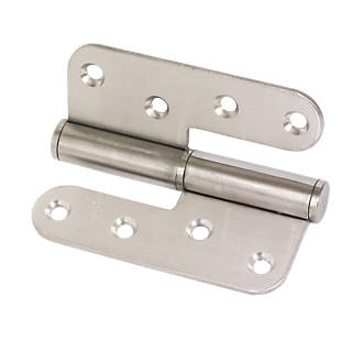 Eclipse Satin Stainless Steel  Lift-Off Hinge 102 x 89mm 2 Pack