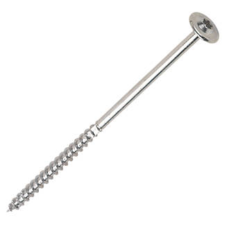 Spax Wirox  Flange Wirox-Coated Timber Screws Silver 8 x 180mm 50 Pack