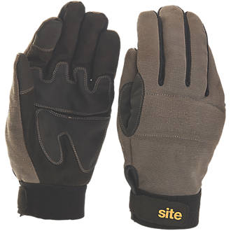 Site KF350 Full-Hand Performance Gloves Grey / Black Large