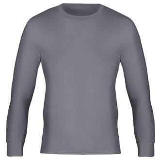 Workforce WFU2600 Long Sleeve Thermal T-Shirt Baselayer Grey Medium 33-35" Chest