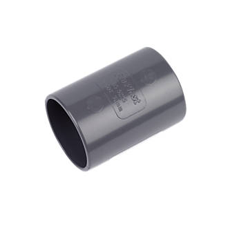 FloPlast  Straight Couplers 32 x 32mm Grey 5 Pack
