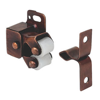 Cabinet Catch Rollers Bronze Effect 32 x 25mm 10 Pack
