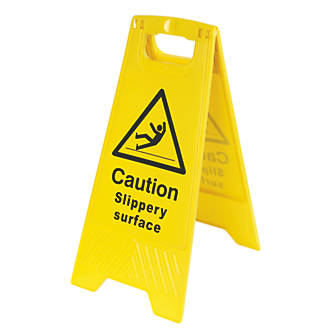 Danger Slippery Surface A-Frame Safety Sign 600 x 290mm