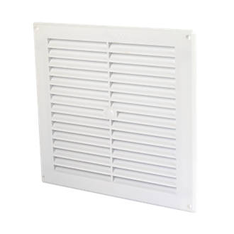 Map Vent Fixed Louvre Vent White 229 x 229mm