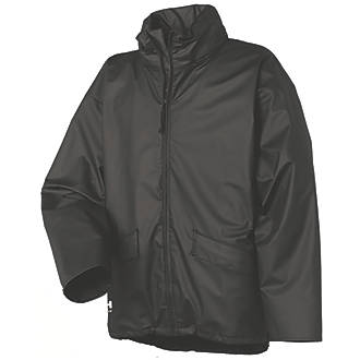 Helly Hansen Voss Jacket Black Waterproof Large Size 42"