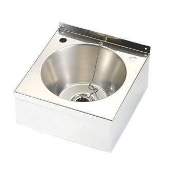 Franke Model A Wall-Hung Wash Basin Stainless Steel 1 Bowl 290 x 290mm