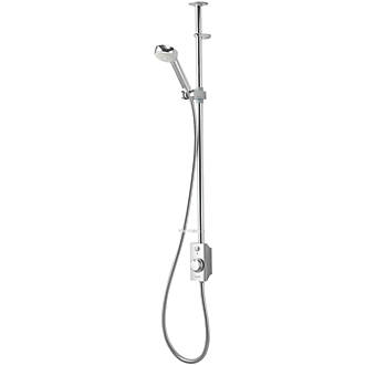 Aqualisa Visage HP/Combi Ceiling-Fed Single Outlet Chrome Thermostatic Digital Mixer Shower