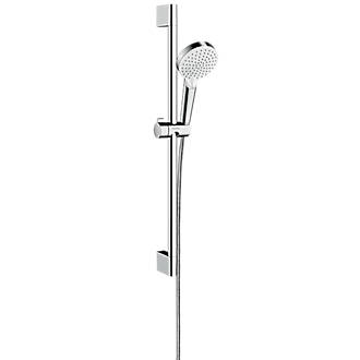 Hansgrohe Crometta Vario Shower Kit Modern Design Chrome / White