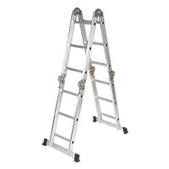 4-Section Aluminium Multipurpose Ladder  3.34m