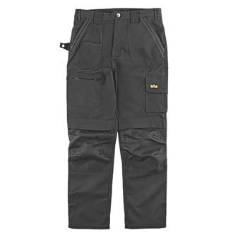 Site Coyote Work Trousers Black 30" W 32" L