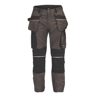 Site Tanuki Holster Pocket Work Trousers Grey /  Black 36" W 32" L