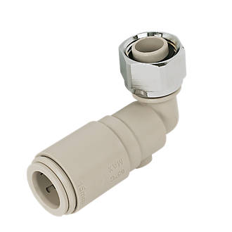 JG Speedfit Angled Service Valve With Tap Connector 15mm x ½"
