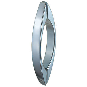 Aqualux  Curved Shower Door Bar Chrome 130mm Single