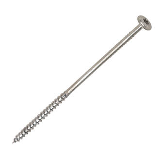 Spax Wirox  Flange Wirox-Coated Timber Screws Silver 6 x 160mm 100 Pack