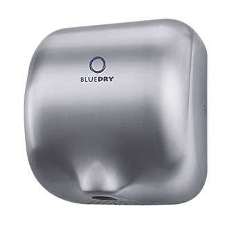 BlueDry Eco Dry High Speed Hand Dryer Brushed Steel 0.55-1.8kW