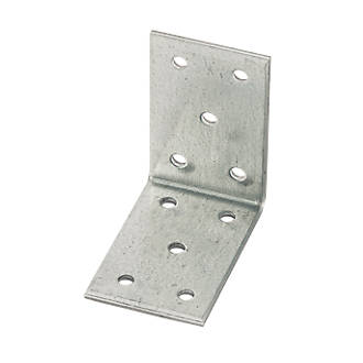 Sabrefix Heavy Duty Angle Brackets Stainless 40 x 60mm 10 Pack