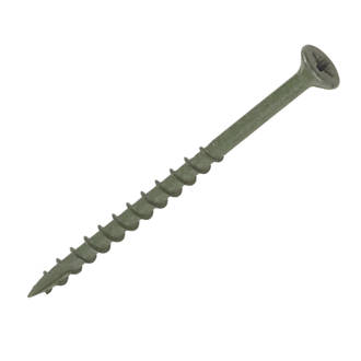 Timbadeck Double-Countersunk Carbon Steel Decking Screws 4.5 x 65mm 100 Pack