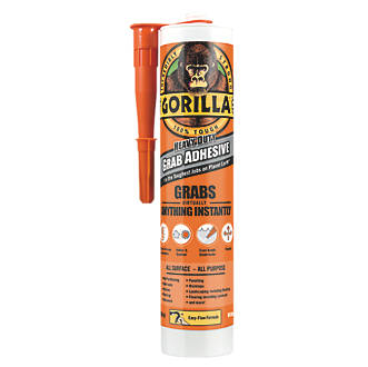 Gorilla Glue 2044000 Solvent-Free Grab Adhesive White 290ml