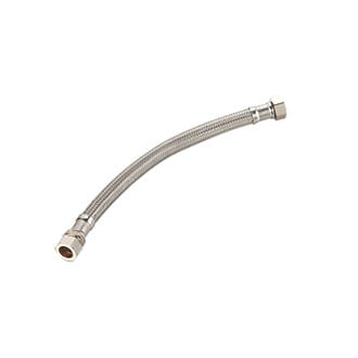 Flexible Tap Connector 15mm x ½" x 300mm