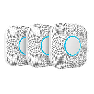 Google Nest A13 2nd Generation Smoke & Carbon Monoxide Alarm 3 Pack