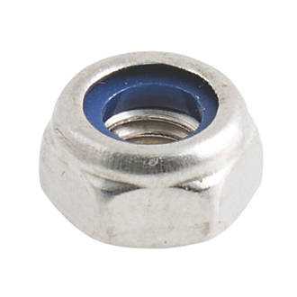 Easyfix A2 Stainless Steel Nylon Lock Nuts M6 100 Pack