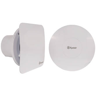 Xpelair CV4SR 2.9W Bathroom or Kitchen Extractor Fan with Humidistat & Timer White 240V